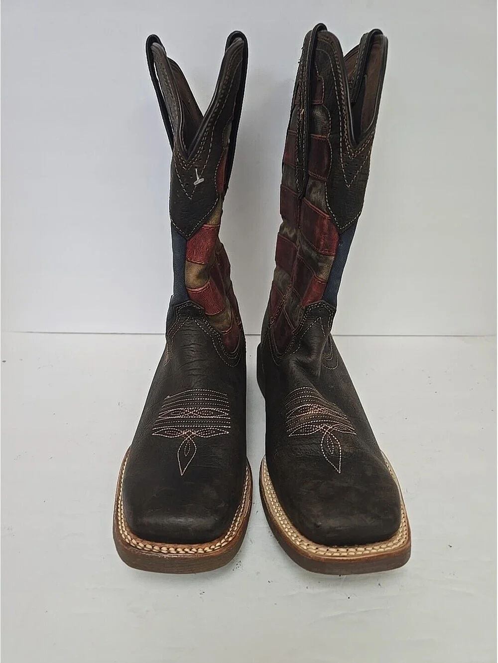 Durango Men's DDB0303 Rebel Pro Vintage Flag Western Boot Brown Size 10W
